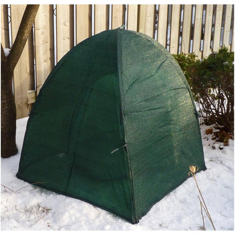 NUVUE Winter Shrub Protection Cover with Frame, 40" x 40" x 42" | Home ...
