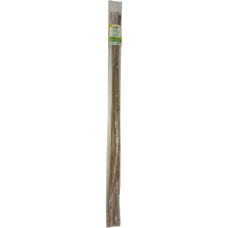 6 Pack 4' Bamboo Plant Stakes