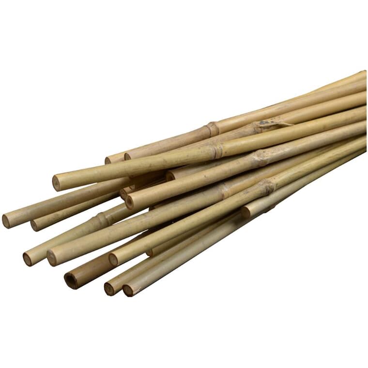 4' Bamboo Plant Stakes - 8mm - 10mm, 12 Pack