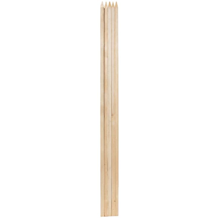3/4" x 4' Hardwood Plant Stakes - 5 Pack