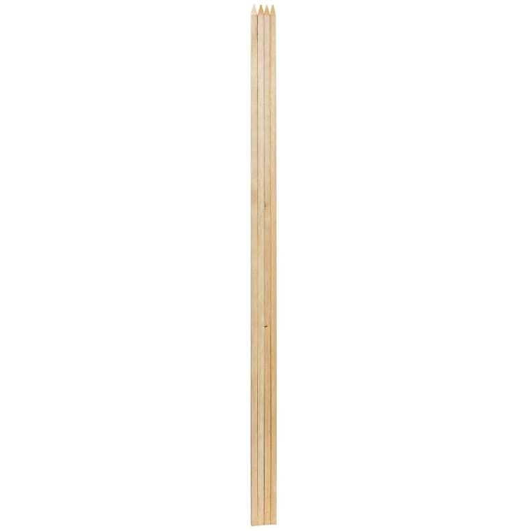 3/4" x 5' Hardwood Plant Stakes - 4 Pack