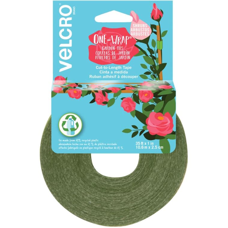 One-Wrap Garden Ties Cut-to-Length Tape - 1" x 35'