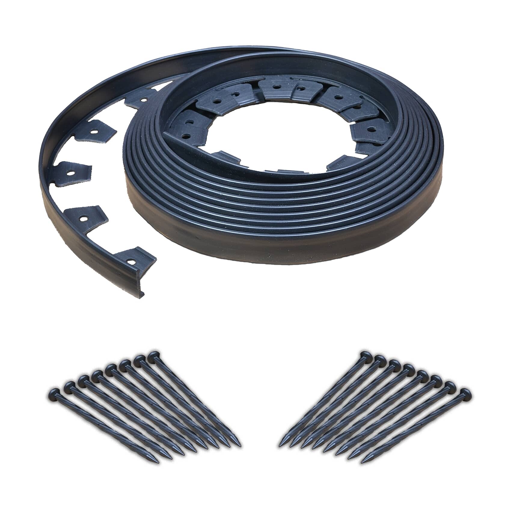 EasyFlex No-Dig - Bordura paesaggistica con punte di ancoraggio