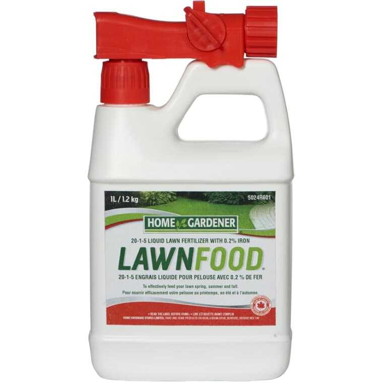 1L 20-1-5 Lawn Fertilizer, with Iron