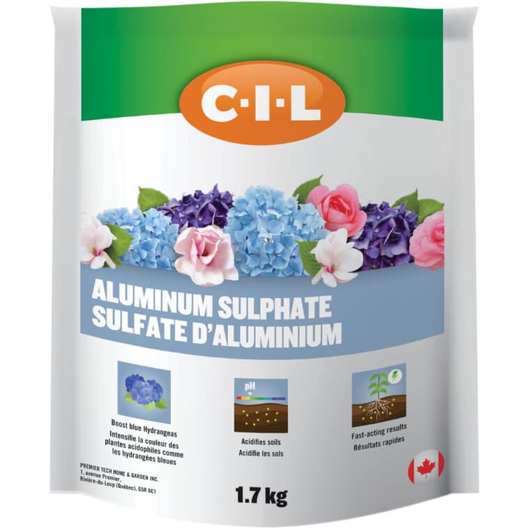 Acidifieur au sulfate d'aluminium pour sol, 1,7 kg