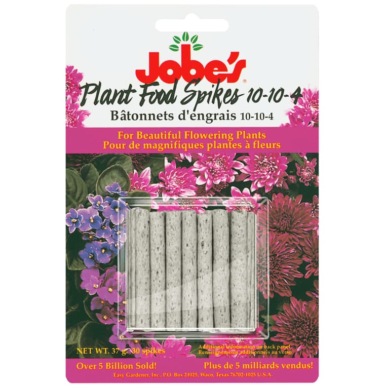 30 Pack Flowering Plant Food Spikes