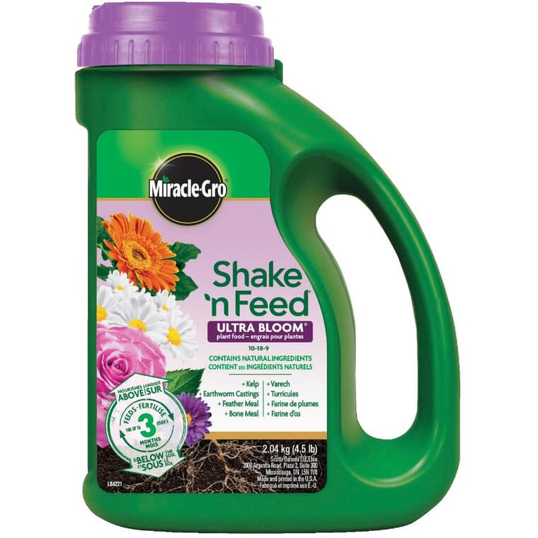 Shake N Feed Ultra Bloom Plant Food - 10-18-9, 2.04 kg