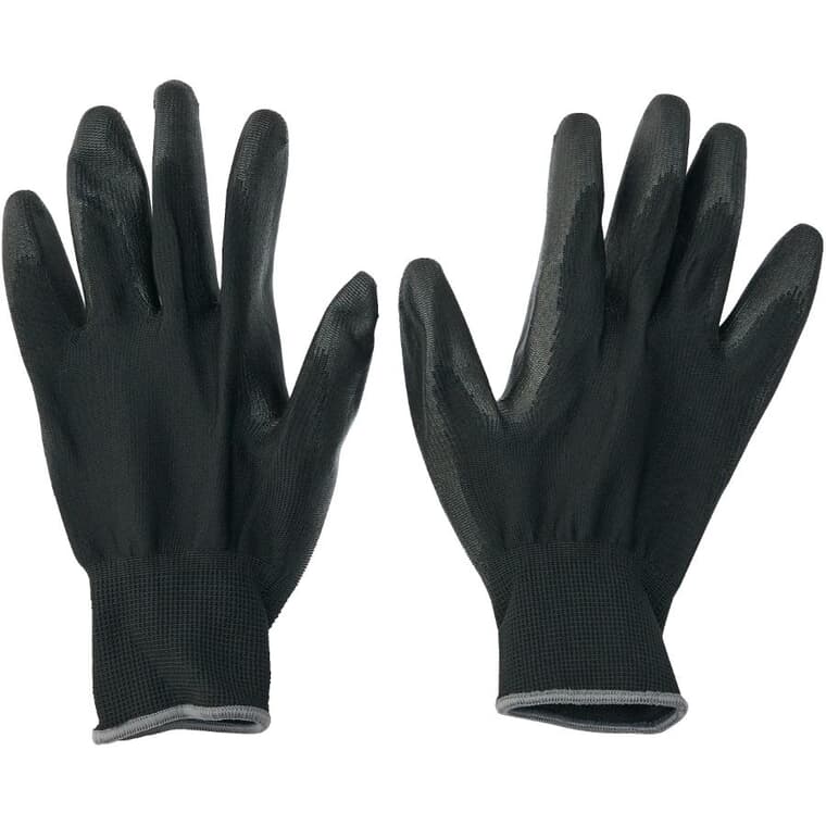 Paquet de 6 paires de gants de travail avec revêtement en polyuréthane, deux très grand