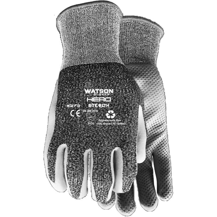 Men's Hero Garden Gloves - with Foam Nitrile Palms, Extra Large
