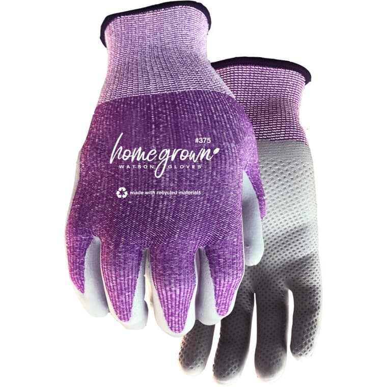Ladies Karma Knit Garden Gloves - with Foam Nitrile Palms, Small