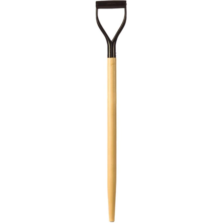 36" D-Shape Shovel Handle, with Steel Grip