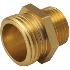 4 Raccords Laiton 1/2" Pour Tuyau Arrosage - Double Connecteur Mâle/femelle, Compatible Gardena, étanche