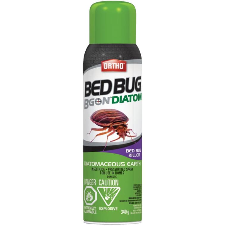 Insecticide à punaises de lit en aérosol à pulvériser Bed Bug B Gon Diatom, 340 g