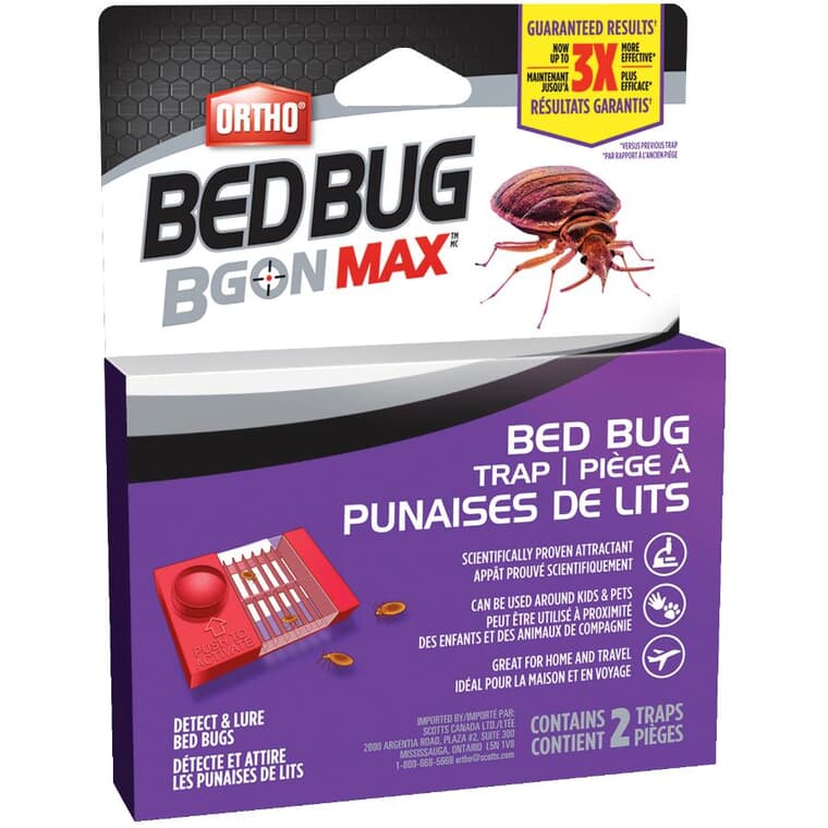 Paquet de 2 pièges pour punaises de lit Bug B Gon MAX