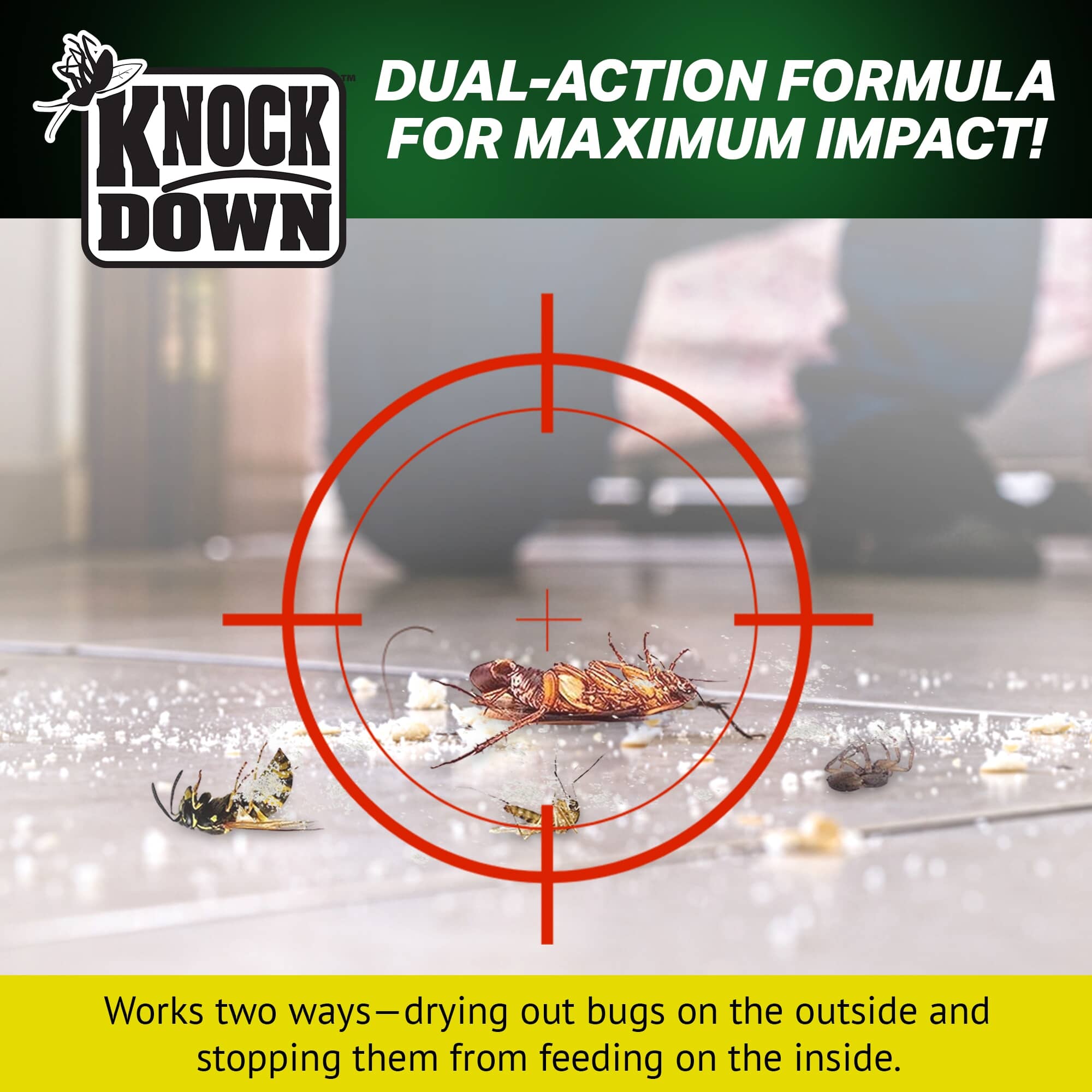 Knock Down Method Insect Sampling KNOCK DOWN Crawling Insect Control & Killer Baited Powder | Home Hardware