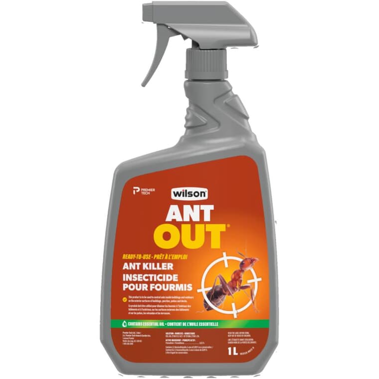 AntOut Indoor & Outdoor Ant Killer - Ready-To-Use, 1 L