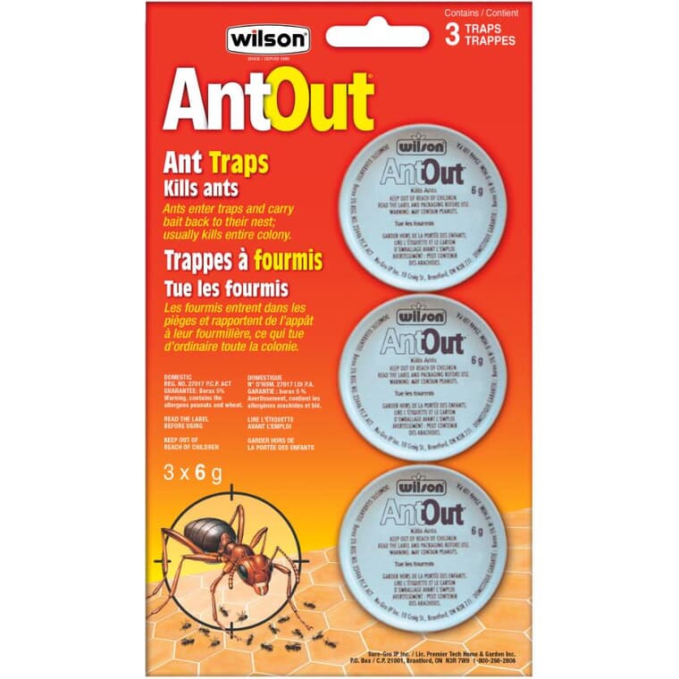 Paquet de 3 pièges à fourmis AntOut