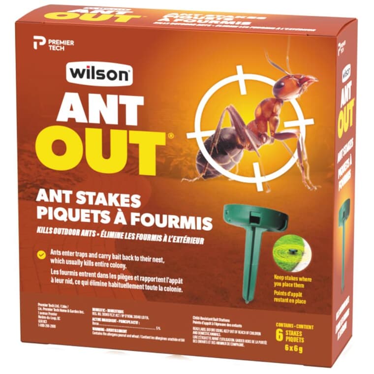 AntOut Outdoor Ant Stakes - 6 Pack