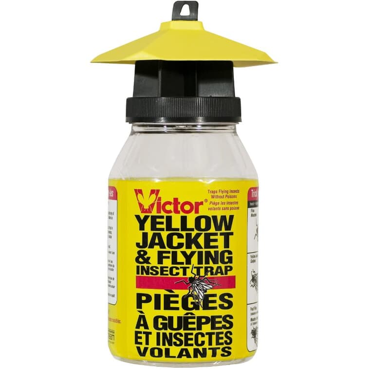 Piège à insectes volants et à guêpes jaunes réutilisable sans poison