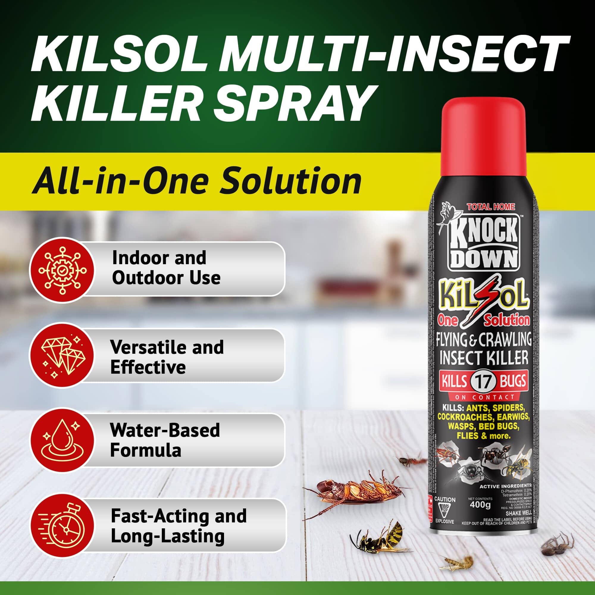 KNOCK DOWN Multi-Insect Insecticide Spray | Home Hardware