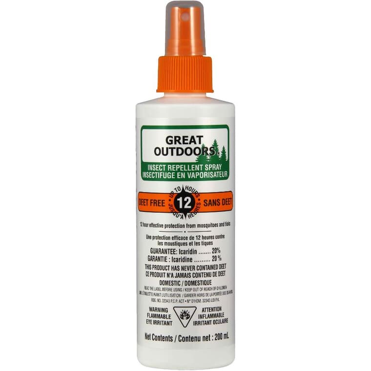 12-Hour Deet Free Insect Repellent - 200 mL