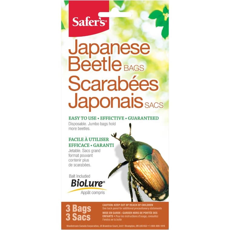 Japanese Beetle Replacement Bags - 3 Pack