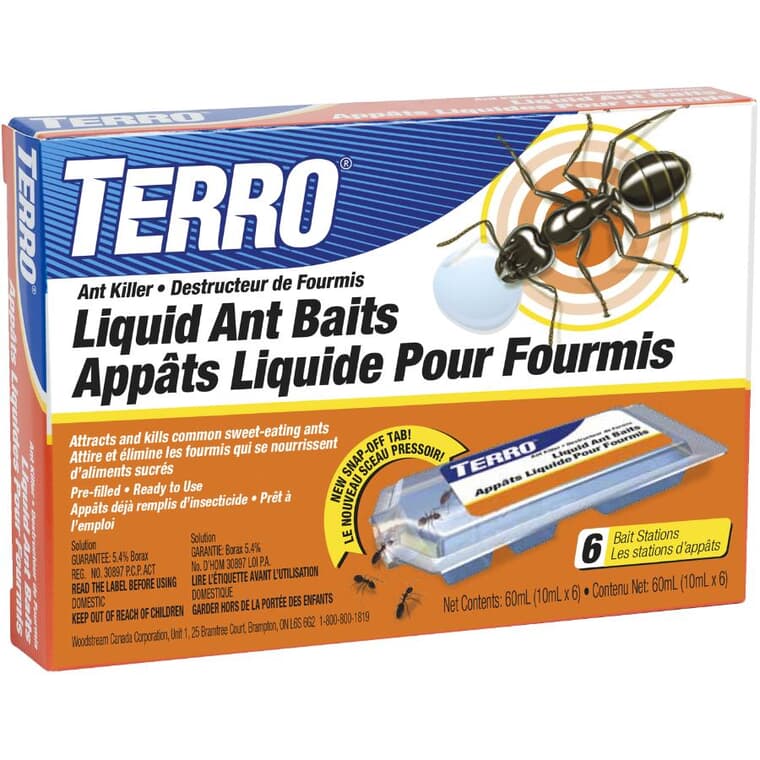 Paquet de 6 pièges liquides pour fourmis