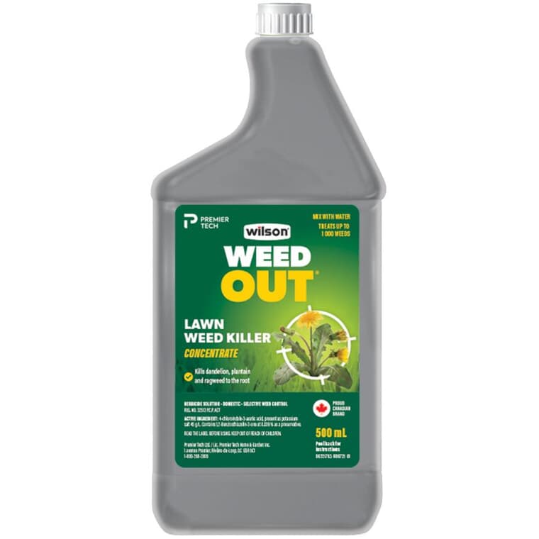 Herbicide concentré pour la pelouse WeedOut Ultra, 500 ml