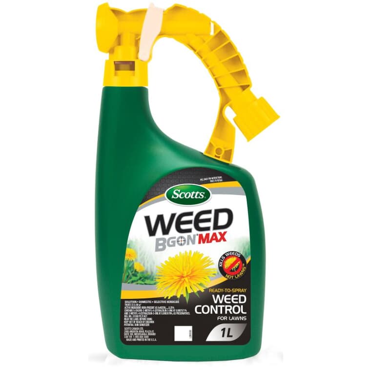 Herbicide pour mauvaises herbes Weed B Gon prêt à vaporiser, 1 litre