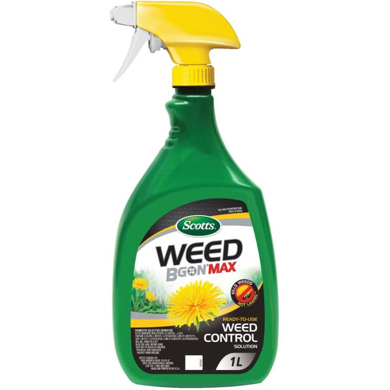 Herbicide pour mauvaises herbes prêt à l'emploi Weed B Gon Max, 1 litre