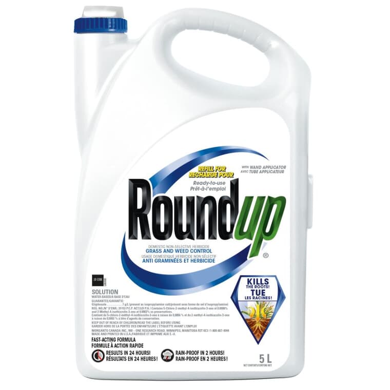 Landscape and Hard Surface Weed Control Herbicide Refill Jug - 5 L