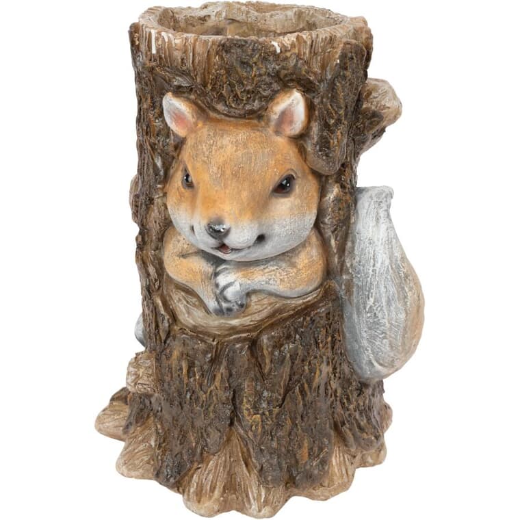 Squirrel in a Tree Planter Ornament