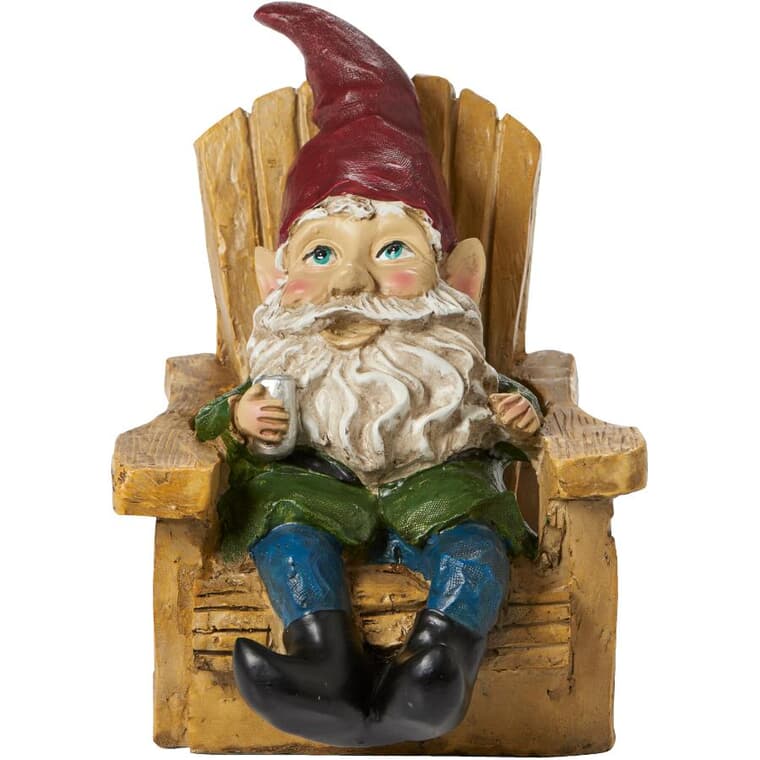 Gnome in a Muskoka Chair Lawn Ornament