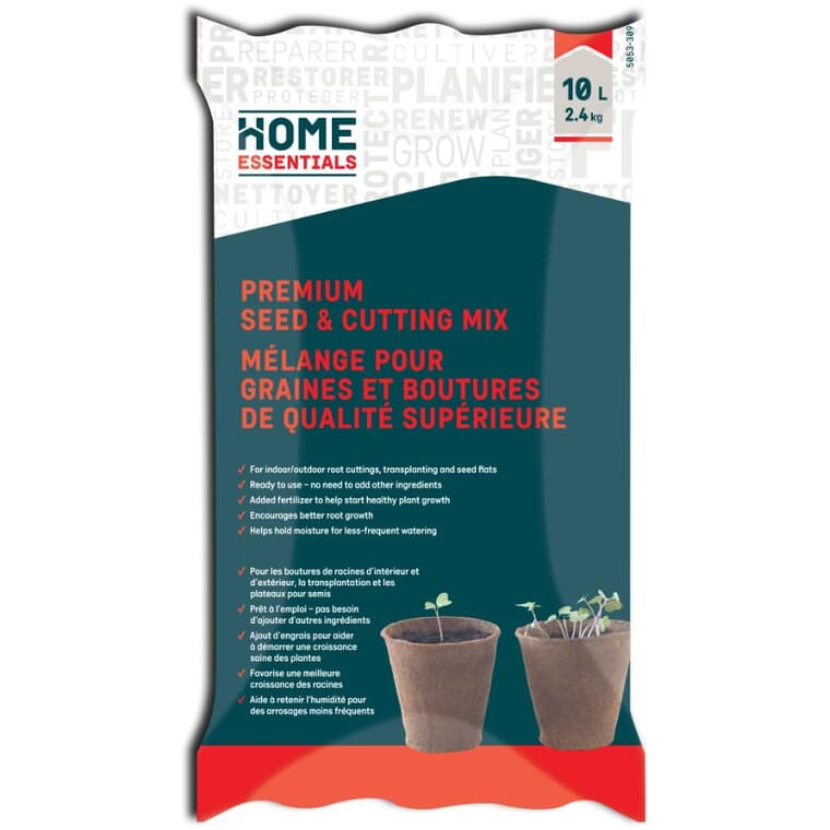 Premium Starter Potting Soil Mix - 10 L