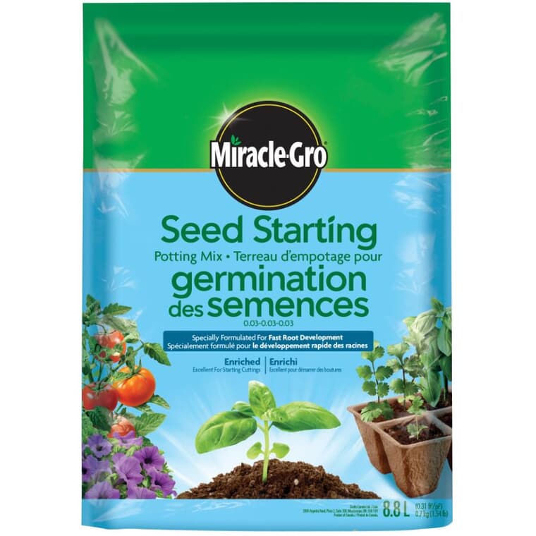 Enriched Seed Starting Potting Soil Mix - 8.8 L