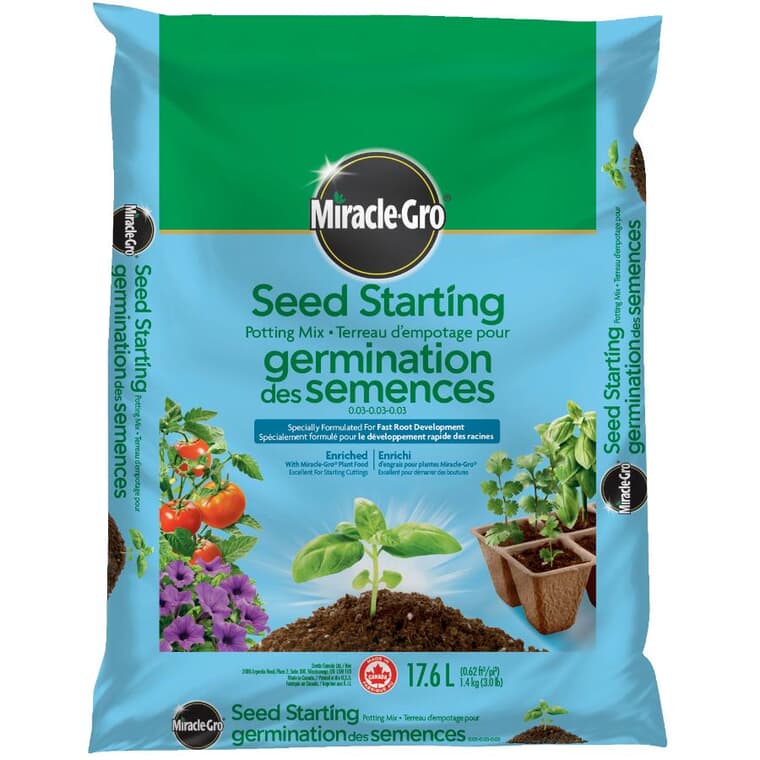 Enriched Seed Starting Potting Soil Mix - 17.6 L