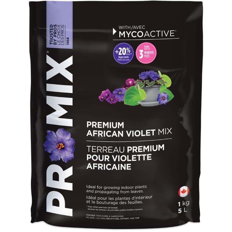Premium African Violet Mix - 5 L