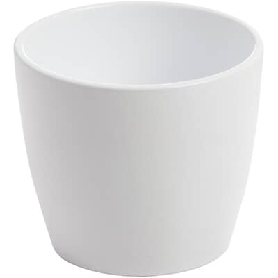 6 White Marlow Ceramic Planter Home Hardware