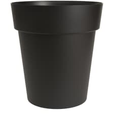 VIVANNO Bac à Fleurs Cache-Pot INOX Rond Estra - 100 x 40 cm