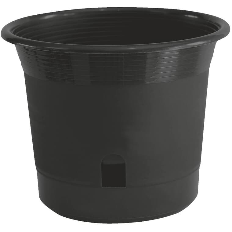 12" Self-Watering Planter - Black