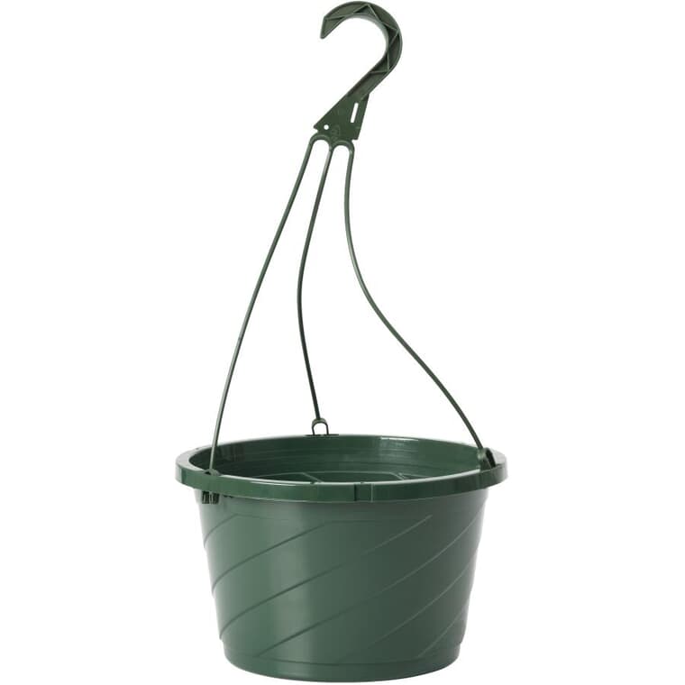 10" Green Hanging Basket Planter