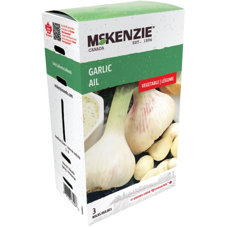 3 Pack Garlic Bulbs