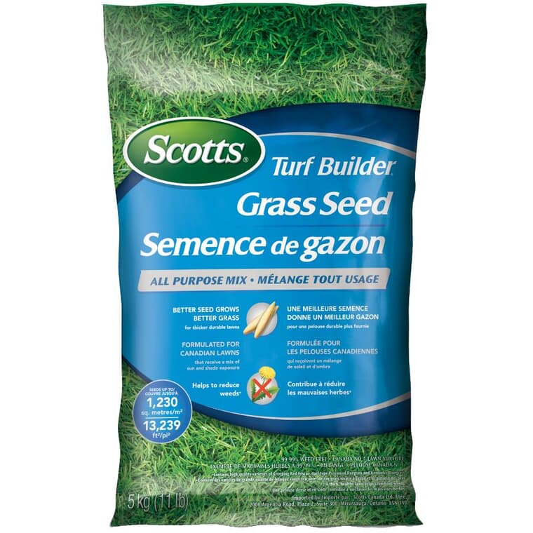 5kg Turf Builder All Purpose Grass Seed