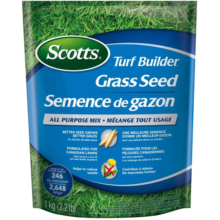 1kg Turf Builder All Purpose Grass Seed