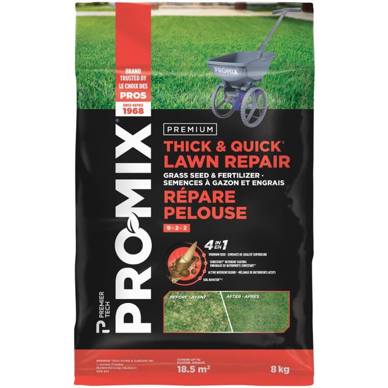 Premium Thick & Quick Lawn Repair - 8 kg