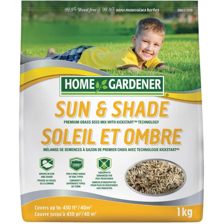 1kg Sun and Shade Mix Grass Seed