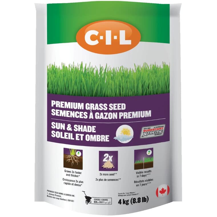 4kg Sun and Shade Mix Grass Seed