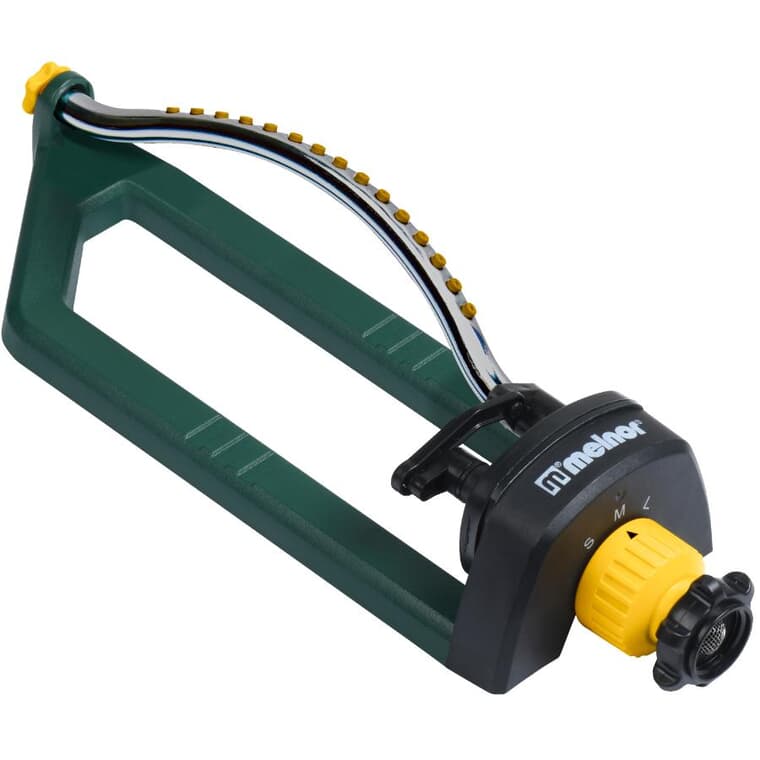 Adjustable Oscillating Lawn Sprinkler - 3000 Sq. Ft.