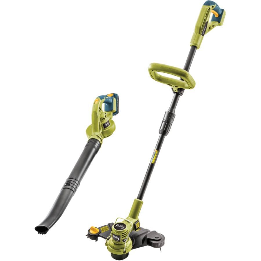RADLEY 20 Volt Max Cordless String Lawn Trimmer and Blower Combo