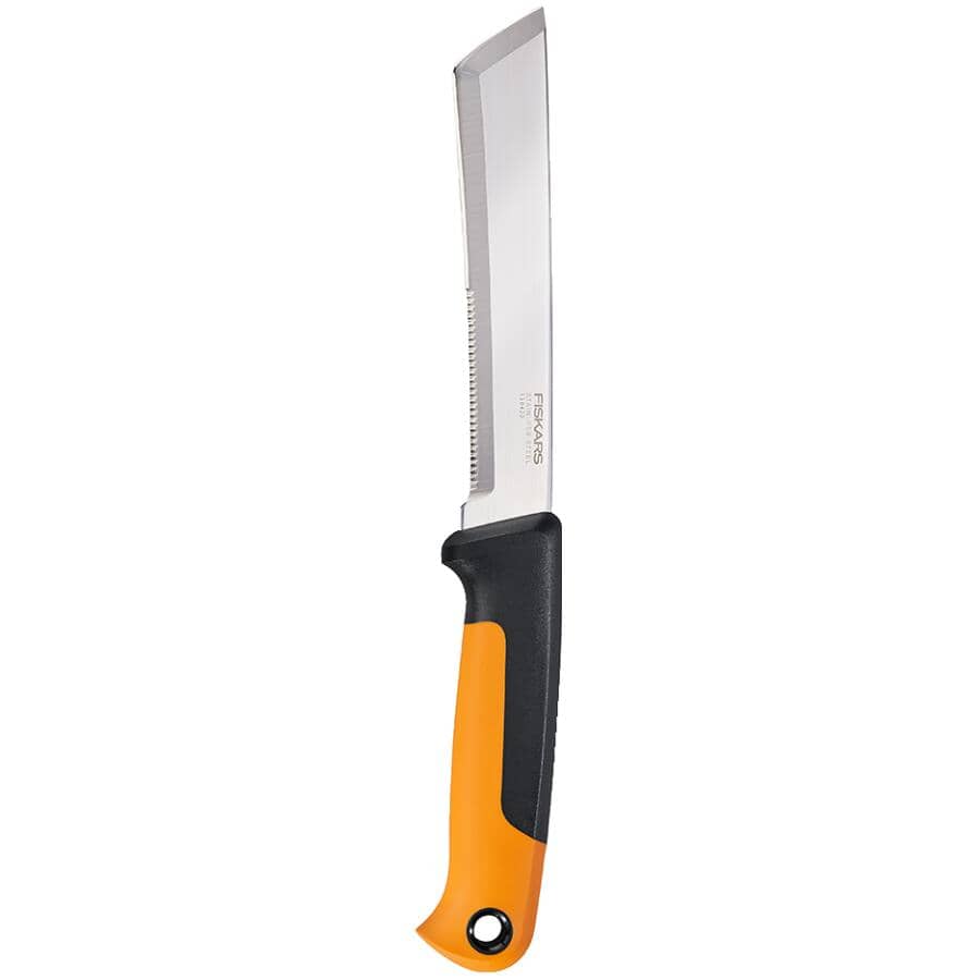 FISKARS:Harvesting Knife with Sheath - 6" Stainless Steel Blade